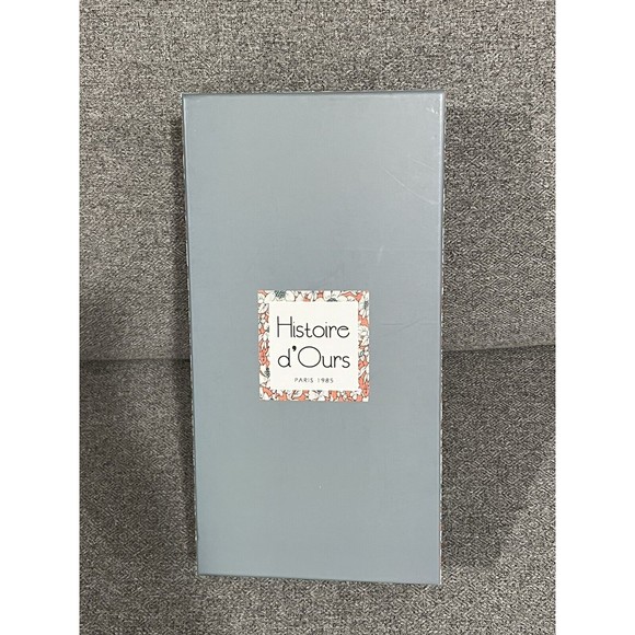 Histoire d'Ours Paris FOX Baby Lovey Plush Stuffed Animal Toy 10" Floral Bow New - Picture 3 of 4